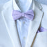 Lavender Cotton Solid Kid's Pre-Tied Bow Tie