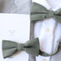 Moss Green Solid Kid's Pre-Tied Bow Tie