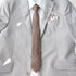 Brent Brown Plaid Wool Modern Slim Tie