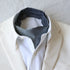 Modern Design Black & White Ascot Tie