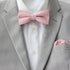 Charlie Blush Pink Linen Kid's Pre-Tied Bow Tie