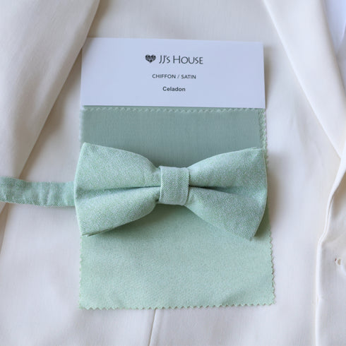Kylar Light Green Solid Bow Tie