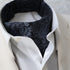 Black & Silver Paisley Ascot Tie