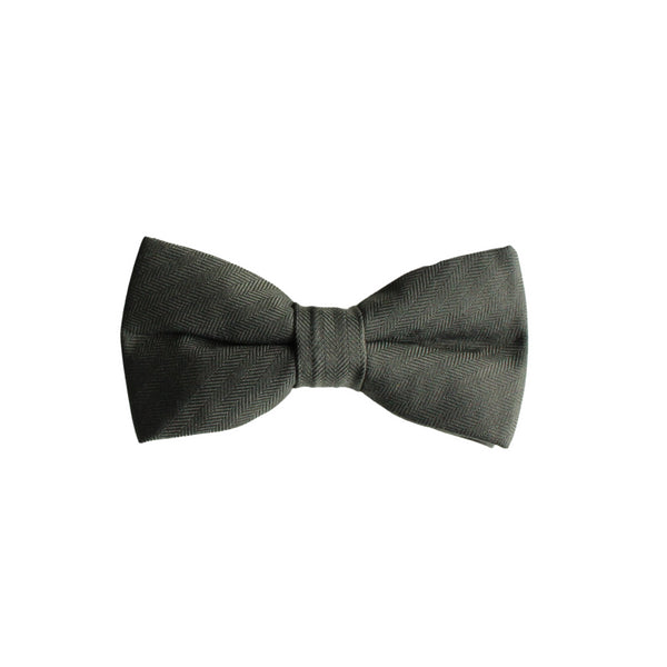 Martini Olive Solid Kid's Pre-Tied Bow Tie
