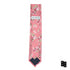 Avis Pink Floral Skinny Tie