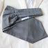 Modern Design Black & White Ascot Tie