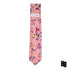 Ari Pink Floral Skinny Tie