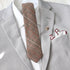 Brent Brown Plaid Wool Skinny Tie