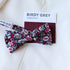 Chester Cabernet Wine Floral Adult Pre-Tied Bow Tie