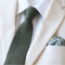 Flynn Two-Tone Olive Green Solid & Floral Pocket Square