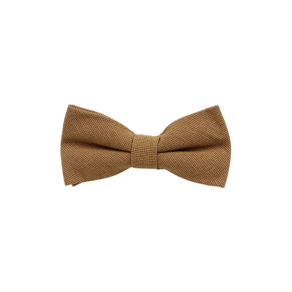 Terracotta Cotton Solid Kid's Pre-Tied Bow Tie