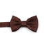 Chocolate Brown Satin Kid's Pre-Tied Bow Tie