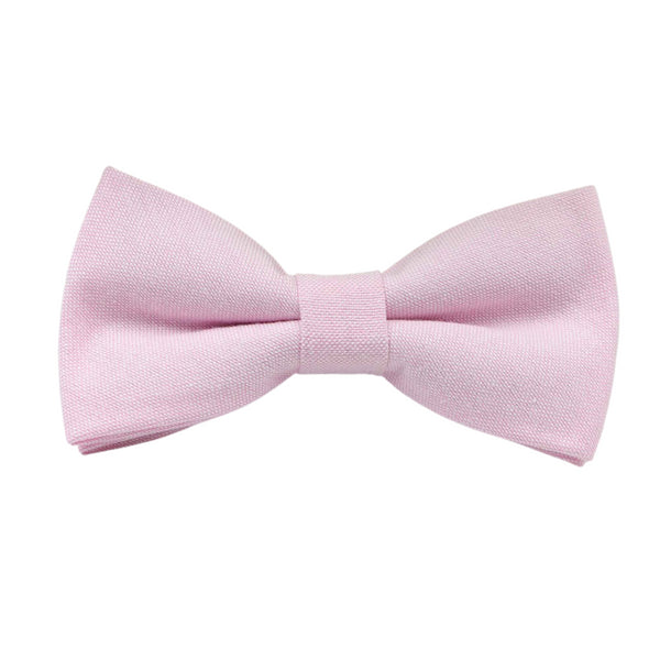 Tickled Pink Solid Kid's Pre-Tied Bow Tie