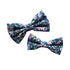 Bristol Blue Floral Kid's Pre-Tied Bow Tie