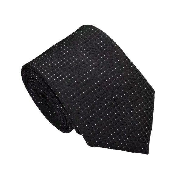 Black Modern Wide Men's Necktie