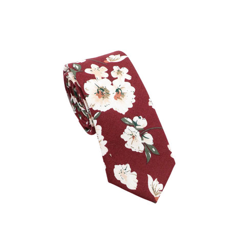 Calista Floral Slim Tie