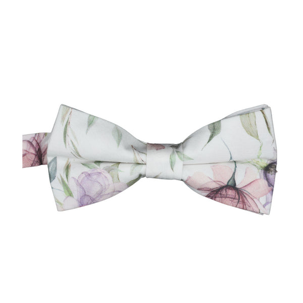Keira Dusty Rose Floral Kid's Pre-Tied Bow Tie