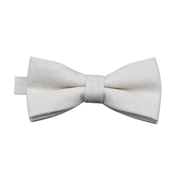 Frost Solid Cotton Kid's Pre-Tied Bow Tie