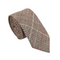 Brent Brown Plaid Wool Modern Slim Tie
