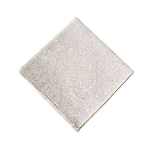 Solid Cotton Pocket Square