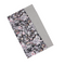 Maddox Two-Tone Light Gray Solid Front & Black Floral Pocket Square