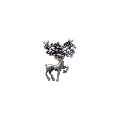 Metal Deer Brooch