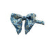 Light Blue Paisley Long-Tail Bow Tie & Pocket Square Set