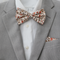 Shay Cinnamon Floral Cotton Bow Tie
