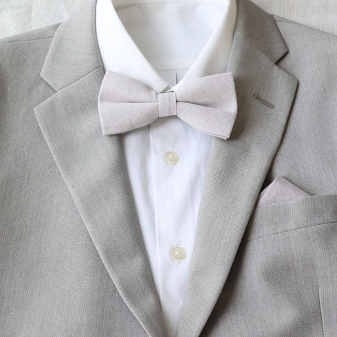 Billie Lilac Solid Bow Tie