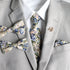 Tuscany Olive Green Floral Bow Tie