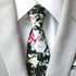 Benton Black Floral Skinny Tie