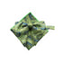 Green Paisley Long-Tail Bow Tie & Pocket Square Set