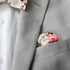 London Cream Floral Pocket Square