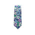 Purple & Blue Floral Tie & Pocket Square Set