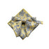 Yellow Paisley Long-Tail Bow Tie & Pocket Square Set