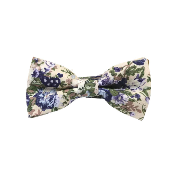 Tuscany Olive Green Floral Bow Tie