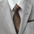 Devin Brown Plaid Skinny Tie & Pocket Square Set