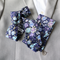 Ollie Purple Floral Pocket Square