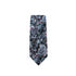 Bisbee Black Floral Skinny Tie
