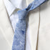Palm Blue Floral Skinny Tie