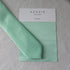 Mint Green Satin Skinny Tie