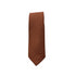 Brown Solid Skinny Tie