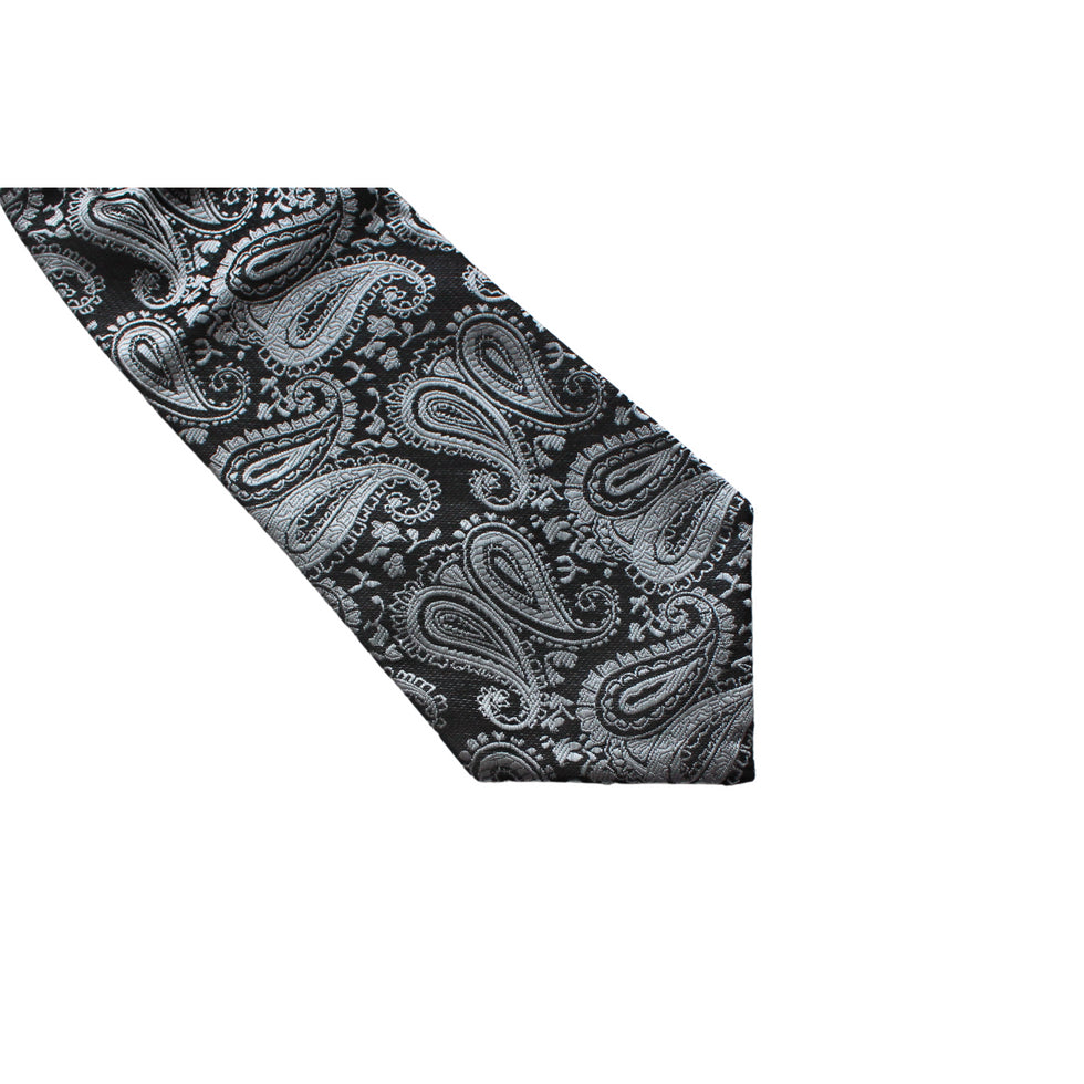 aubrey white satin pre tied ruche cravat necktie