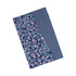 Remington Two-Tone Slate Blue Solid Front & Blue Floral Pocket Square