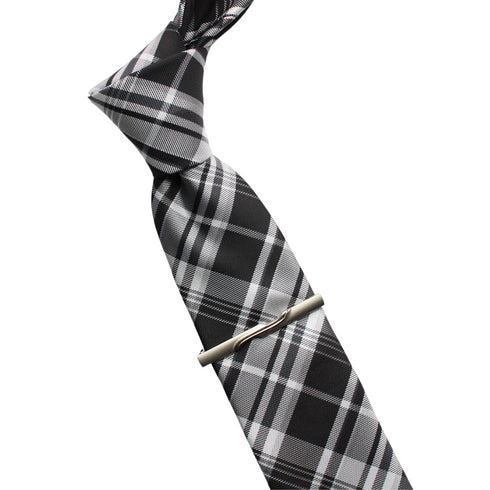 Campbell Silver Tie Clip