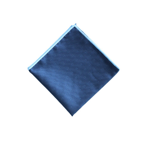 Barstow Blue Dots Pocket Square