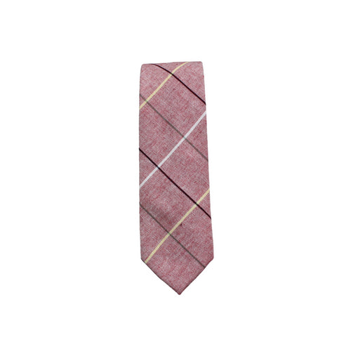 Alexander Modern Plaid Skinny Tie