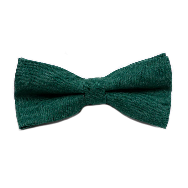 Hudson Hunter Green Solid Bow Tie