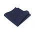 Ryan Dark Blue Wool Pocket Square