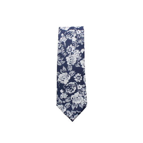 Banks Blue Floral Skinny Tie